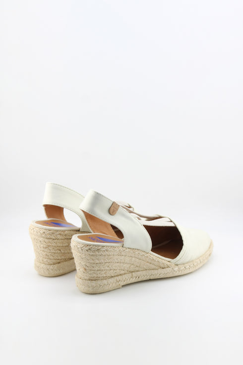 Verbenas Braided Wedge Espadrille Slingback Sandals